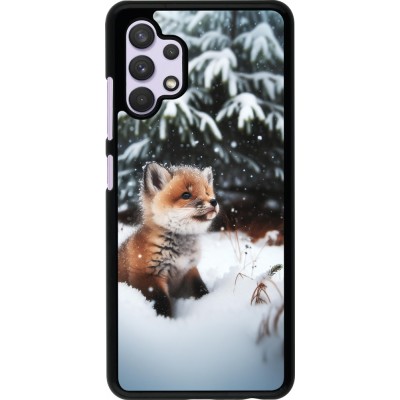 Coque Samsung Galaxy A32 - Noël 2023 Renardeau sapin