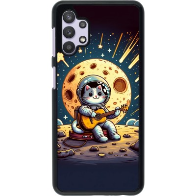 Coque Samsung Galaxy A32 5G - AstroCat RockLune