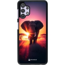 Coque Samsung Galaxy A32 5G - Elephant Sunrise Beauty