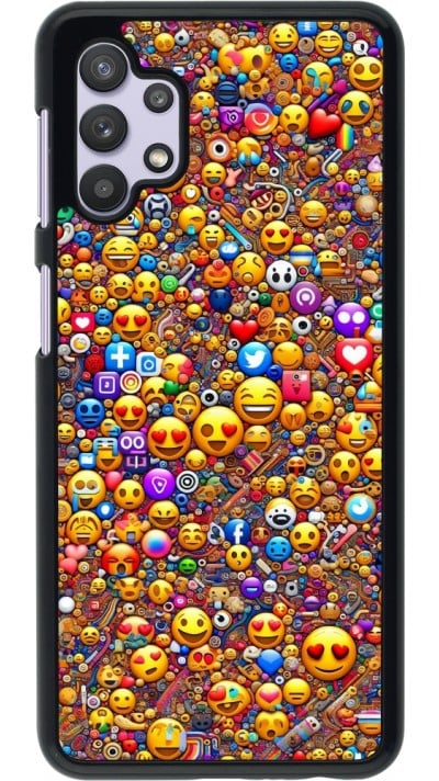 Coque Samsung Galaxy A32 5G - Emoji mixed