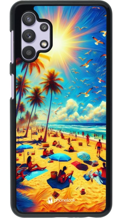 Coque Samsung Galaxy A32 5G - Été Paradis Paint