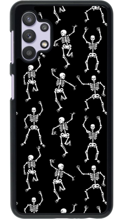 Coque Samsung Galaxy A32 5G - Halloween 2024 dancing skeleton