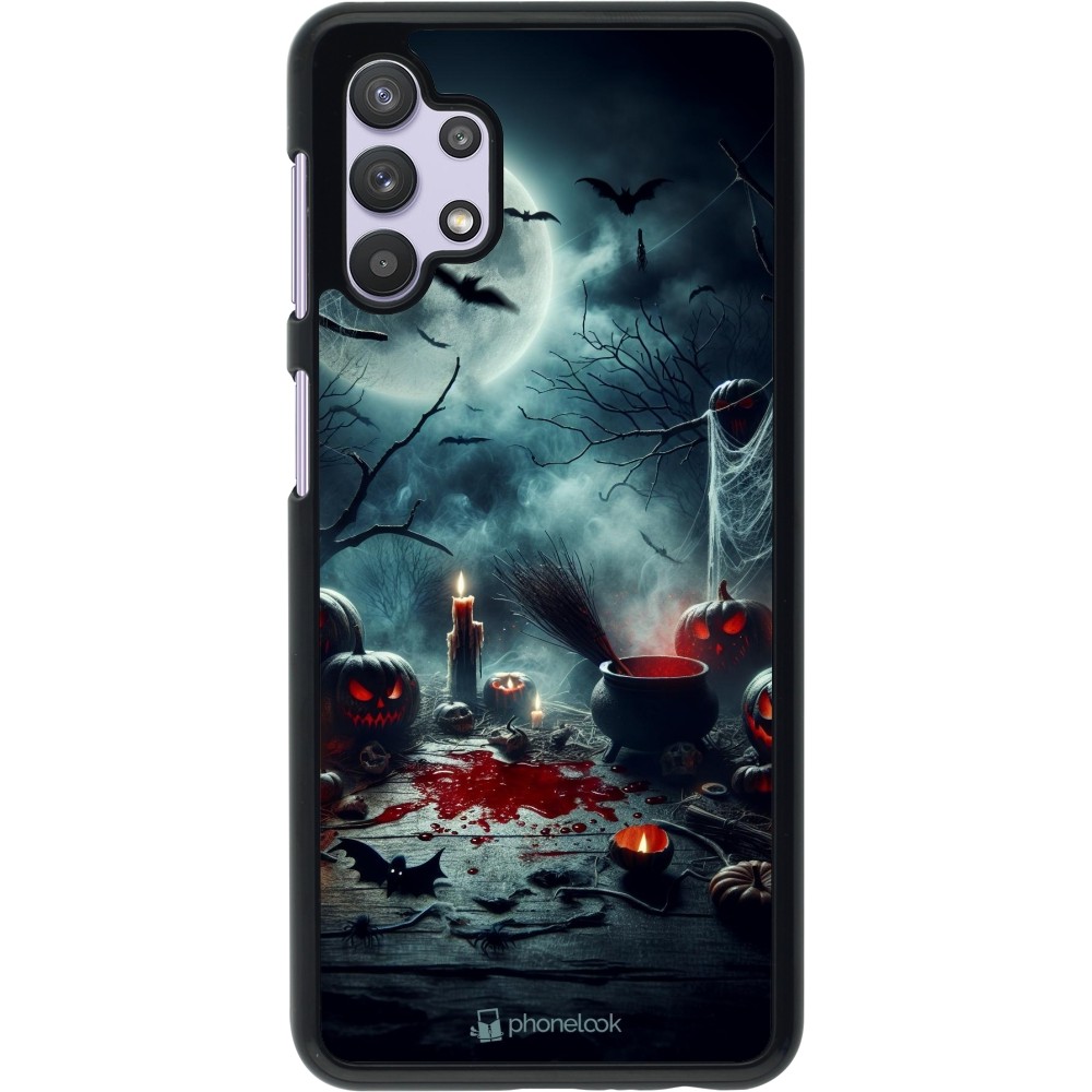 Coque Samsung Galaxy A32 5G - Halloween 2024 Dark Moon