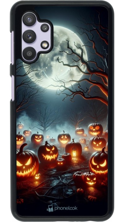 Coque Samsung Galaxy A32 5G - Halloween 2024 Many Pumpkins