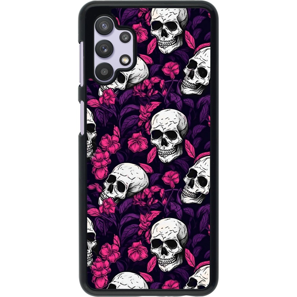 Coque Samsung Galaxy A32 5G - Halloween 2024 romantic skulls