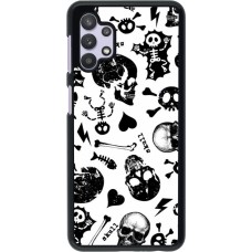 Coque Samsung Galaxy A32 5G - Halloween 2024 skeleton mix