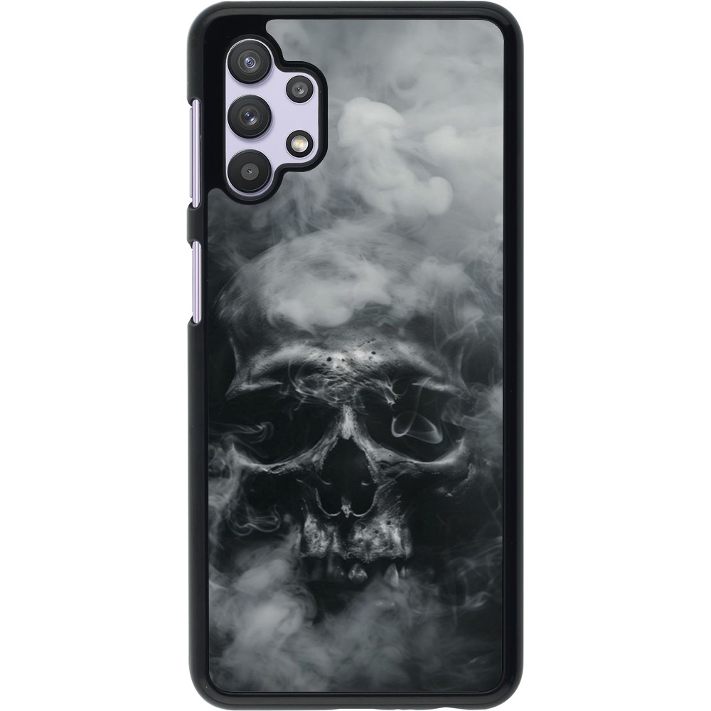 Coque Samsung Galaxy A32 5G - Halloween 2024 smoky skull