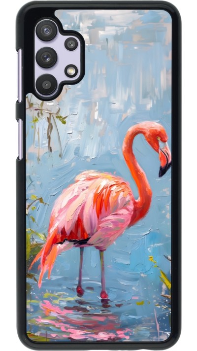 Coque Samsung Galaxy A32 5G - Paint Flamingo