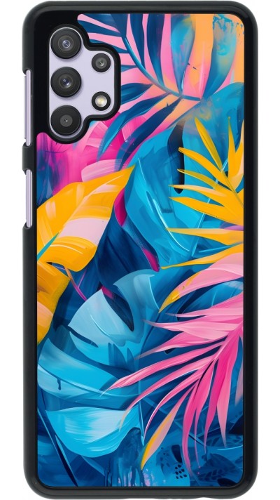 Coque Samsung Galaxy A32 5G - Palms Blue