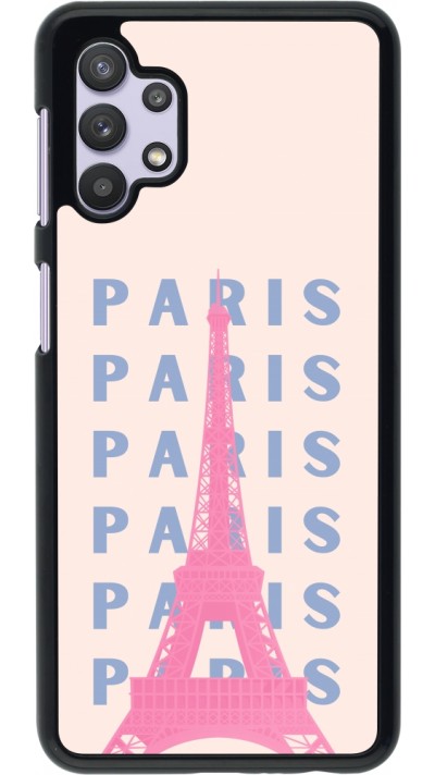 Coque Samsung Galaxy A32 5G - Paris Pink Print