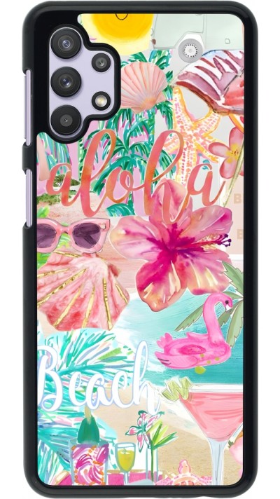 Coque Samsung Galaxy A32 5G - Preppy Collage Aloha