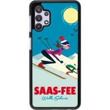 Samsung Galaxy A32 5G Case Hülle - Saas-Fee Ski Downhill