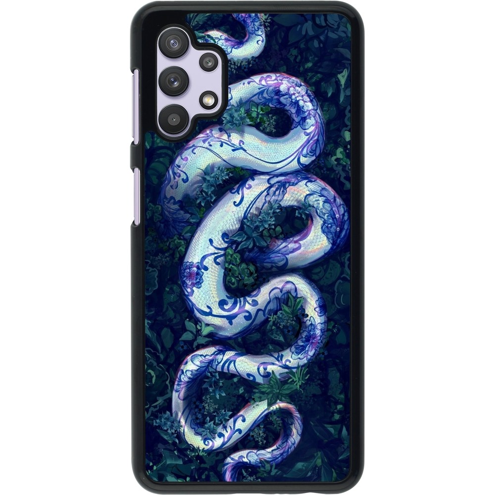 Coque Samsung Galaxy A32 5G - Serpent Blue Anaconda