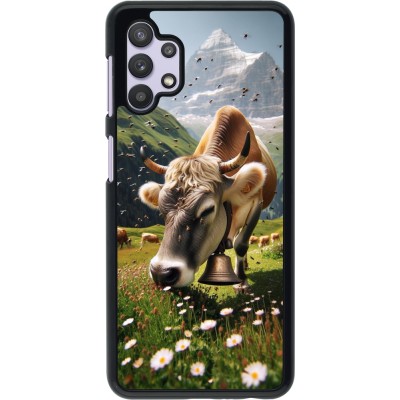 Coque Samsung Galaxy A32 5G - Vache montagne Valais