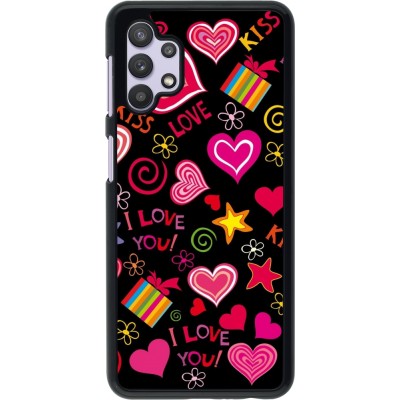 Coque Samsung Galaxy A32 5G - Valentine 2023 love symbols