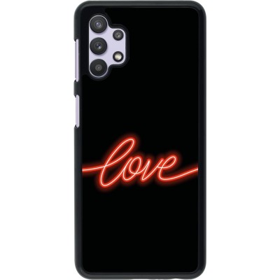 Coque Samsung Galaxy A32 5G - Valentine 2023 neon love