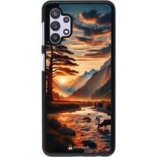 Coque Samsung Galaxy A32 5G - Valley Sunset Deer Tree