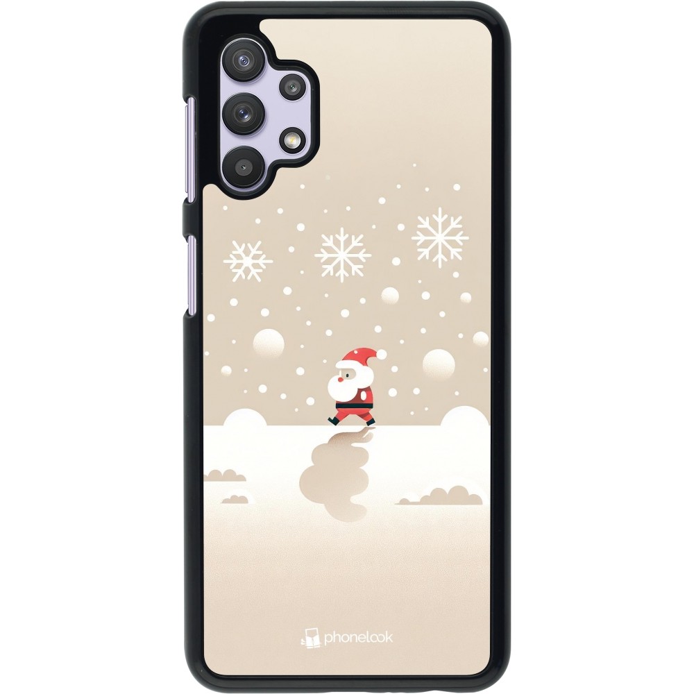 Coque Samsung Galaxy A32 5G - Noël 2023 Minimalist Santa