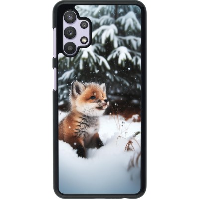 Coque Samsung Galaxy A32 5G - Noël 2023 Renardeau sapin