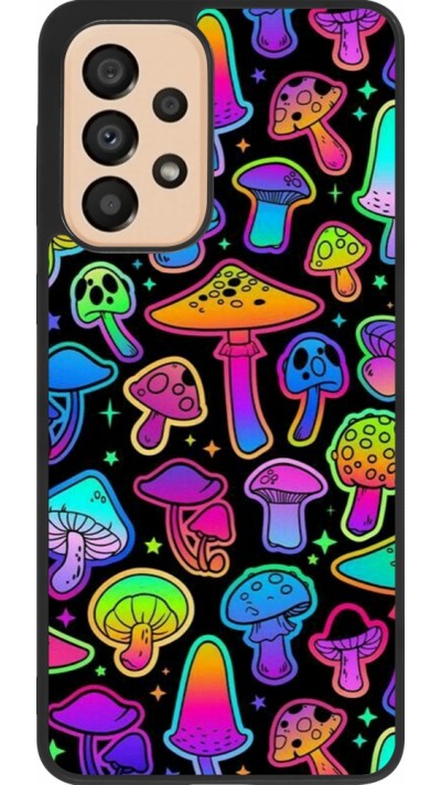 Coque Samsung Galaxy A33 5G - Silicone rigide noir Autumn 2024 magic mushrooms