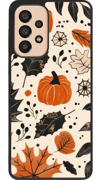 Coque Samsung Galaxy A33 5G - Silicone rigide noir Autumn 2024 nature