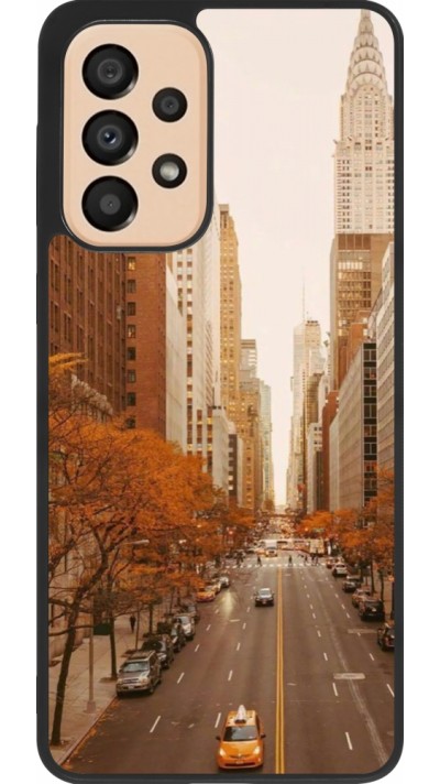 Coque Samsung Galaxy A33 5G - Silicone rigide noir Autumn 2024 New York city