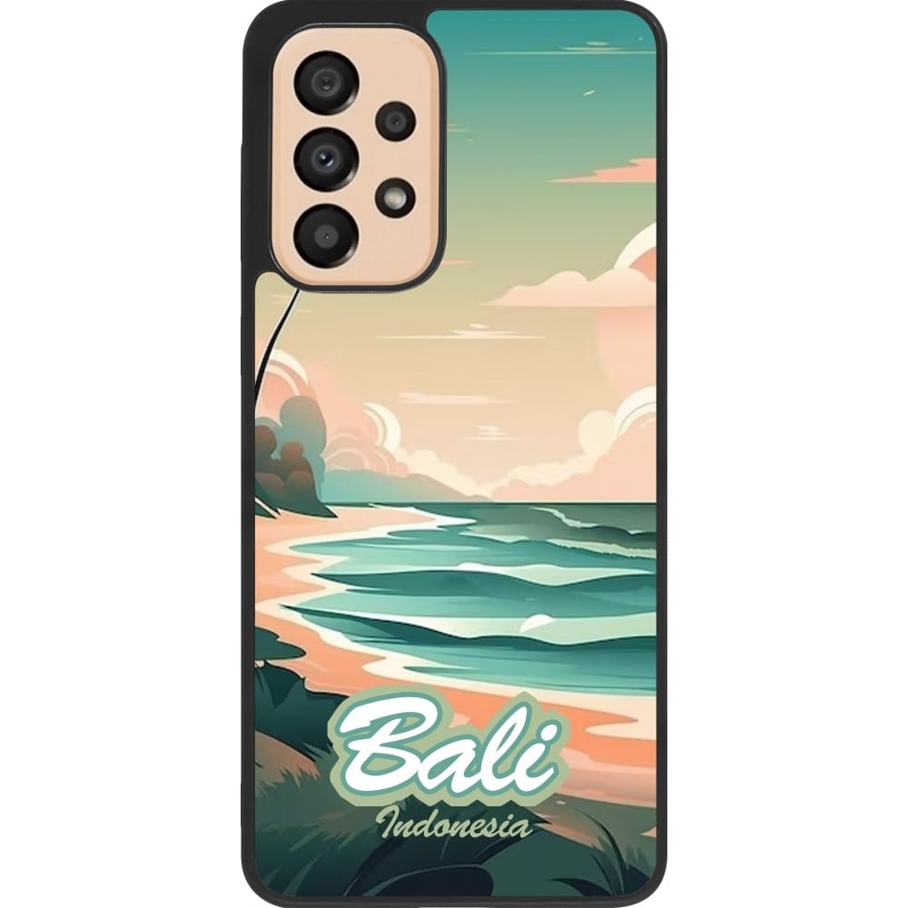 Coque Samsung Galaxy A33 5G - Silicone rigide noir Bali Landscape