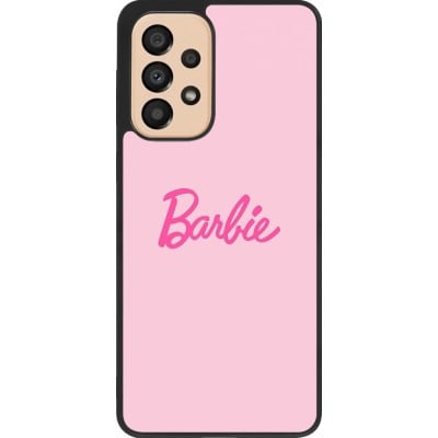 Coque Samsung Galaxy A33 5G - Silicone rigide noir Barbie Text