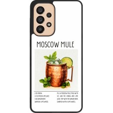 Coque Samsung Galaxy A33 5G - Silicone rigide noir Cocktail recette Moscow Mule