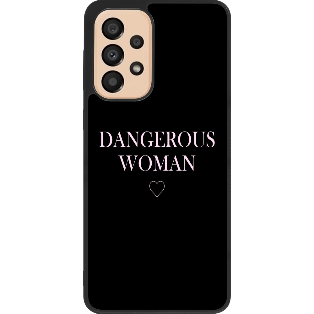 Coque Samsung Galaxy A33 5G - Silicone rigide noir Dangerous woman