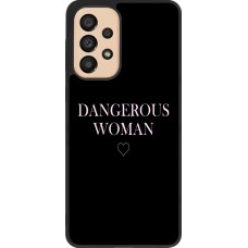 Coque Samsung Galaxy A33 5G - Silicone rigide noir Dangerous woman