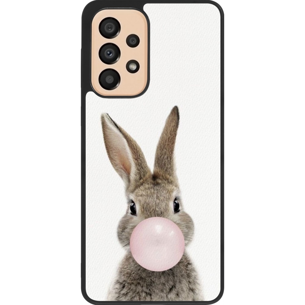 Samsung Galaxy A33 5G Case Hülle - Silikon schwarz Easter 2023 bubble gum bunny