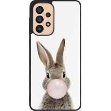 Samsung Galaxy A33 5G Case Hülle - Silikon schwarz Easter 2023 bubble gum bunny