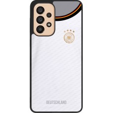 Samsung Galaxy A33 5G Case Hülle - Silikon schwarz Deutschland 2022 personalisierbares Fußballtrikot