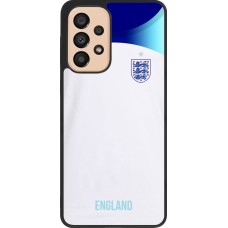 Samsung Galaxy A33 5G Case Hülle - Silikon schwarz England 2022 personalisierbares Fußballtrikot