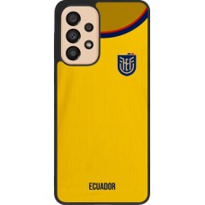 Samsung Galaxy A33 5G Case Hülle - Silikon schwarz Ecuador 2022 Fußballtrikot