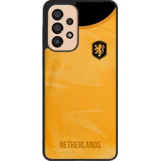 Samsung Galaxy A33 5G Case Hülle - Silikon schwarz Holland 2022 personalisierbares Fußballtrikot