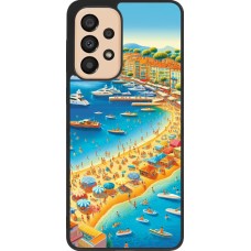 Coque Samsung Galaxy A33 5G - Silicone rigide noir French Riviera People