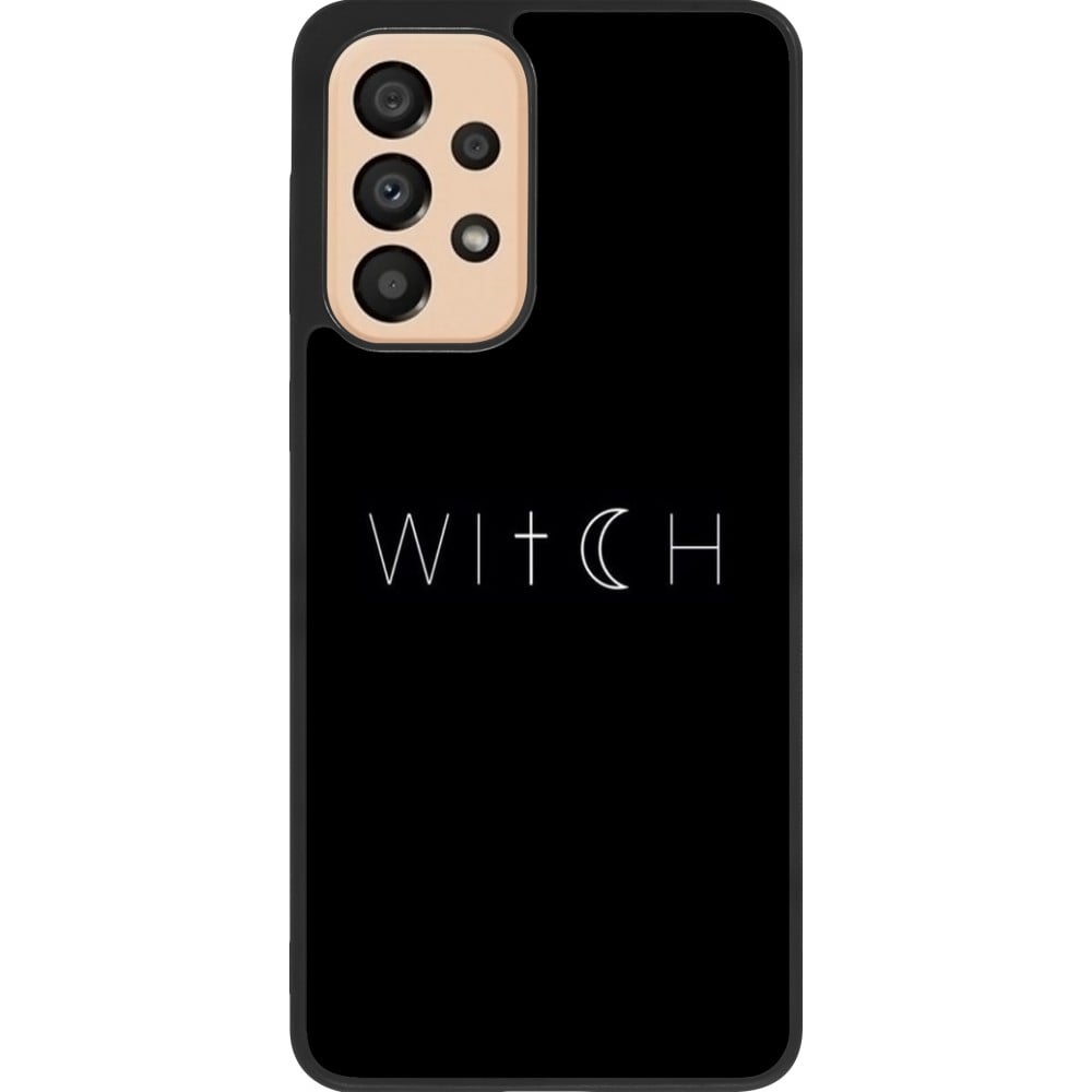 Coque Samsung Galaxy A33 5G - Silicone rigide noir Halloween 22 witch word