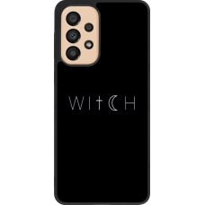 Coque Samsung Galaxy A33 5G - Silicone rigide noir Halloween 22 witch word