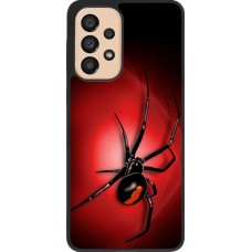 Coque Samsung Galaxy A33 5G - Silicone rigide noir Halloween 2023 spider black widow