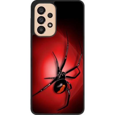 Coque Samsung Galaxy A33 5G - Silicone rigide noir Halloween 2023 spider black widow