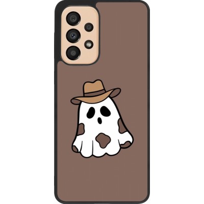 Coque Samsung Galaxy A33 5G - Silicone rigide noir Halloween 2024 cowboy ghost