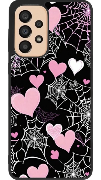 Coque Samsung Galaxy A33 5G - Silicone rigide noir Halloween 2024 girly