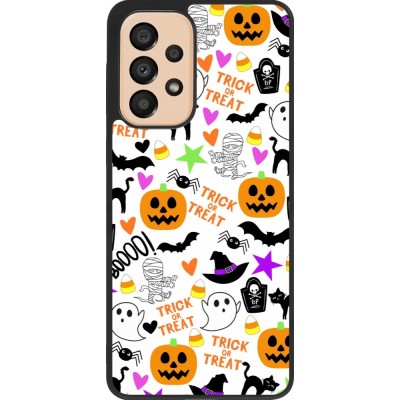 Coque Samsung Galaxy A33 5G - Silicone rigide noir Halloween 2024 trick or treat