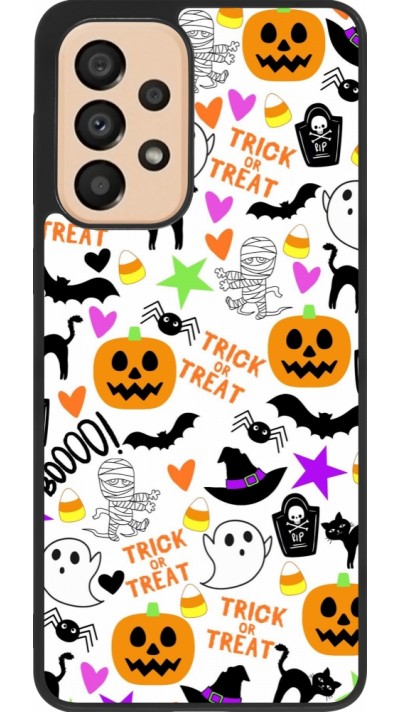 Coque Samsung Galaxy A33 5G - Silicone rigide noir Halloween 2024 trick or treat