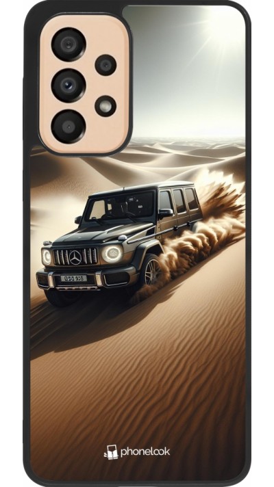 Coque Samsung Galaxy A33 5G - Silicone rigide noir Mercedes G Drift Desert