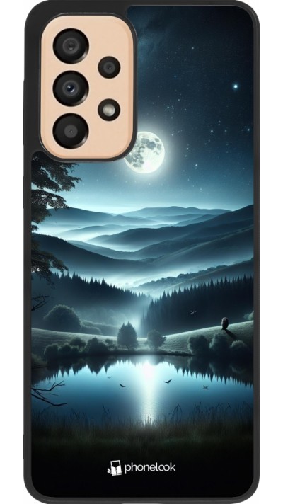 Coque Samsung Galaxy A33 5G - Silicone rigide noir Night Sky View