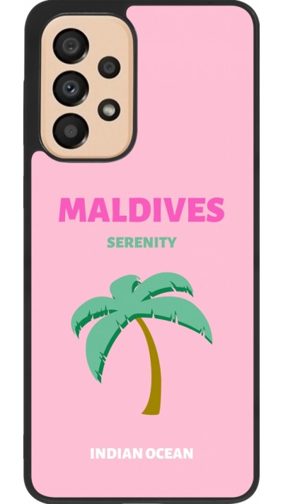 Coque Samsung Galaxy A33 5G - Silicone rigide noir Pop Summer Destination Maldives