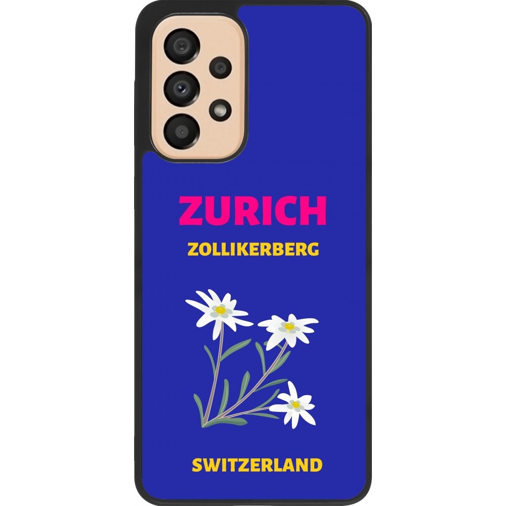 Coque Samsung Galaxy A33 5G - Silicone rigide noir Pop Summer Destination Zurich